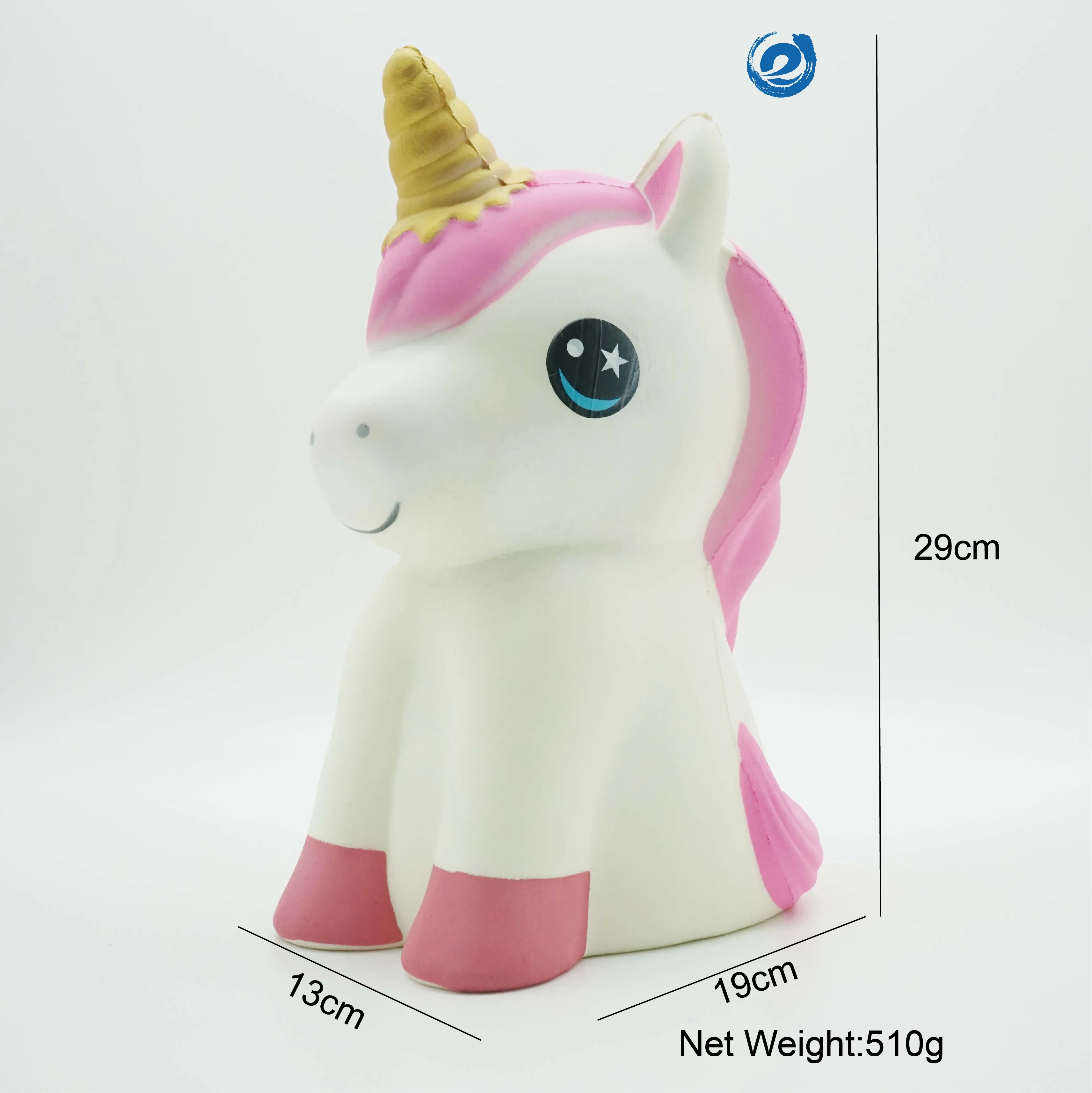 Jumbo Kawaii Cute Cartoon Unicorn Squishy Unisex Slow Rising Decompression Squeeze Toy Stress Relief Ball Toy