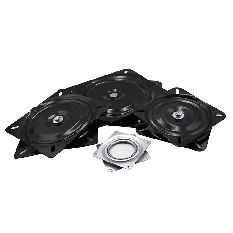 Home Desk Parts3 Inch 360 Degree Rotating Display Stand Plates Iron Furniture Bearing For Dining Table Turntable