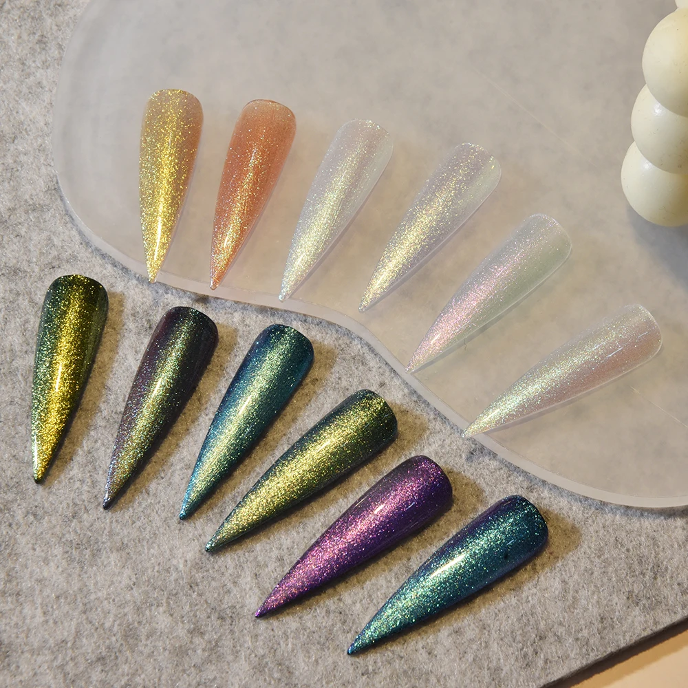 Nail Art Gel Polish Colorful Shiny Galaxy Optical Chameleon Laser Nail Gel Polish