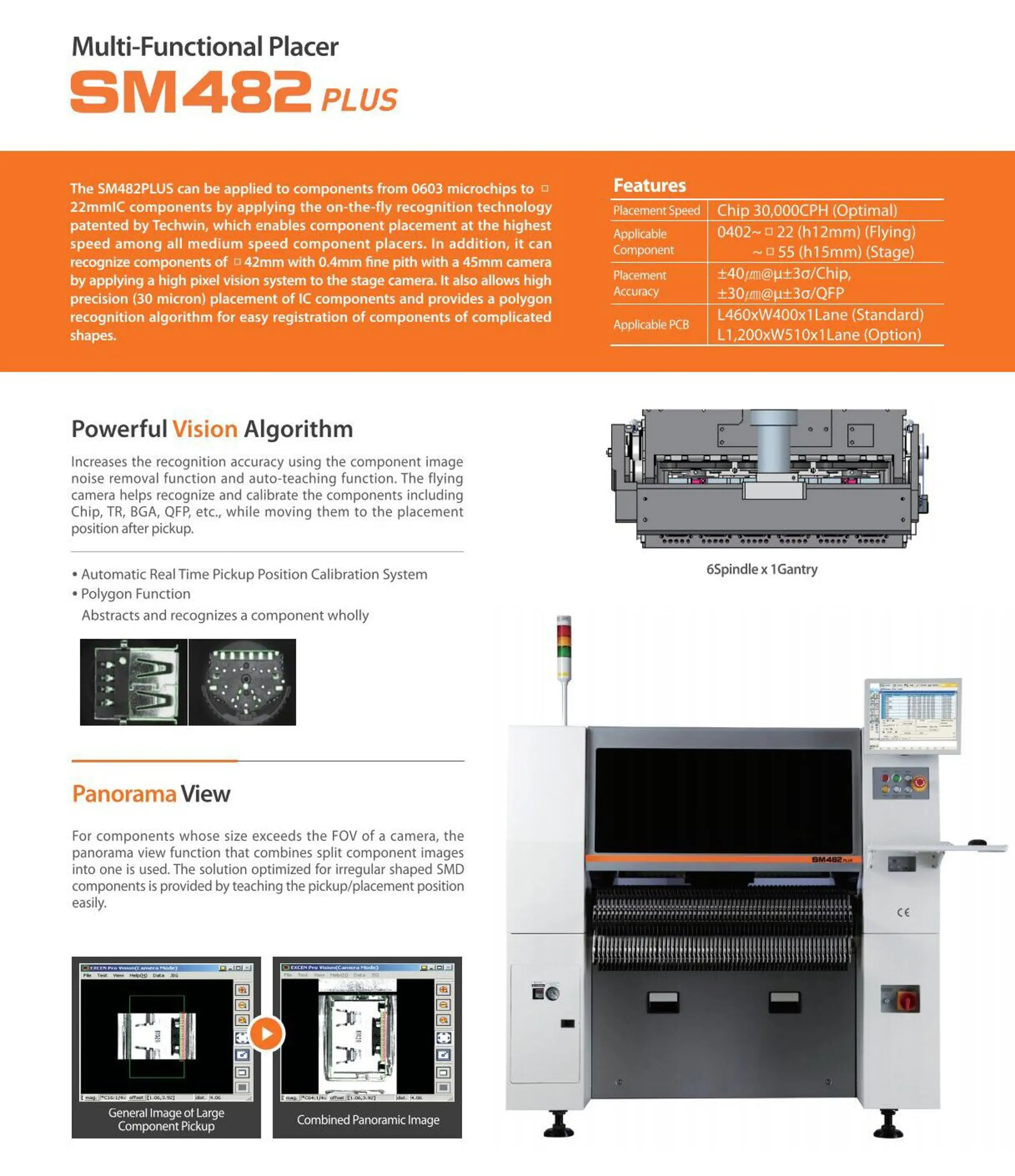 Hanwha SM482 Plus Pick and Place Machine