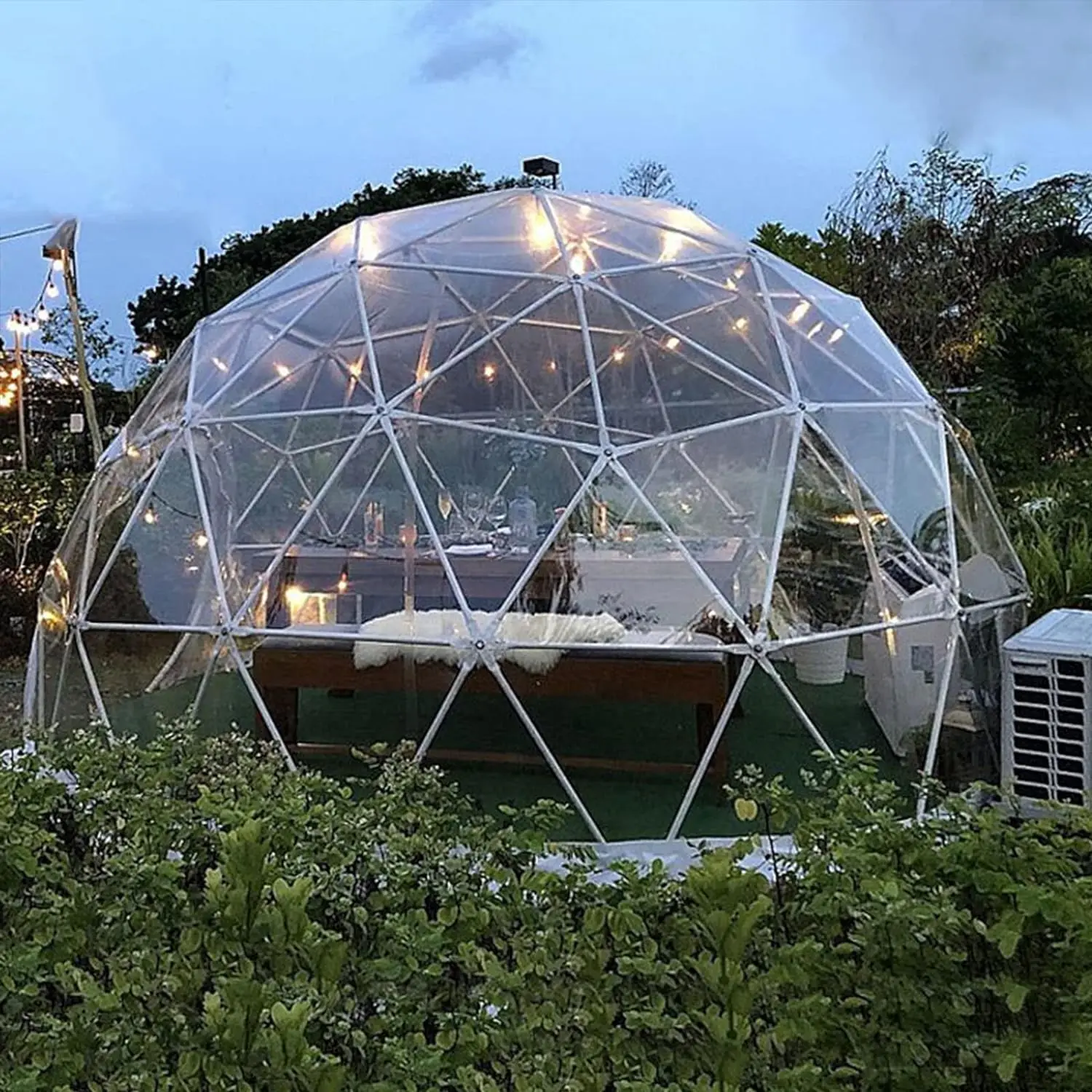 Hot sell transparent luxury tent geodesic dome tent glamping safari tents dome house for sales domo geodesico geodome for sale
