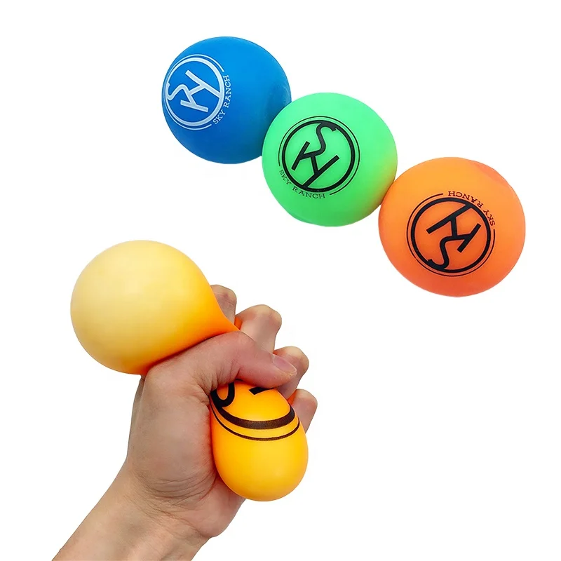 promotional stress ball custom with water/jelly/powder filled inside