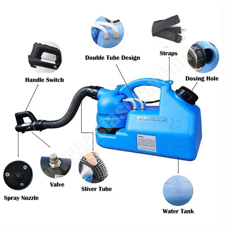 Huge Stock 7L Portable Electric Factory Wholesale Factory Price Cold ULV Fogger Machine