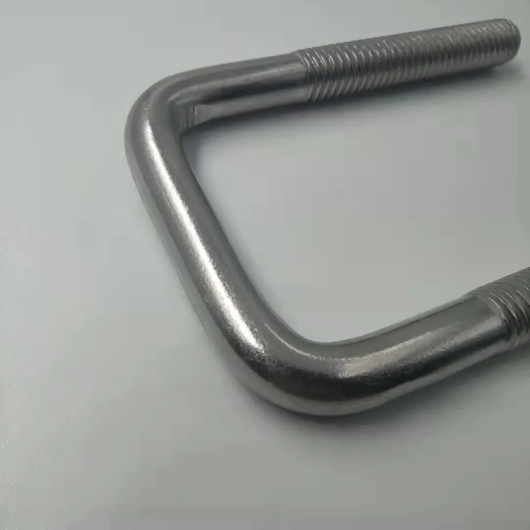 High tensile DIN standard stainless steel fastener square U bolt