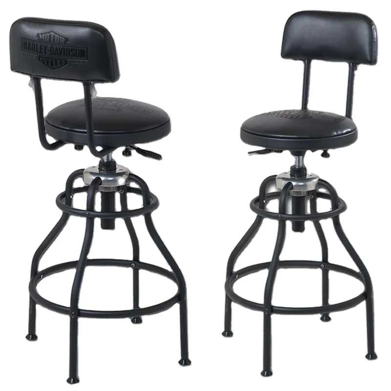 Современные регулируемые удобные высокие кожаные барные стулья, барные стулья, барный стул