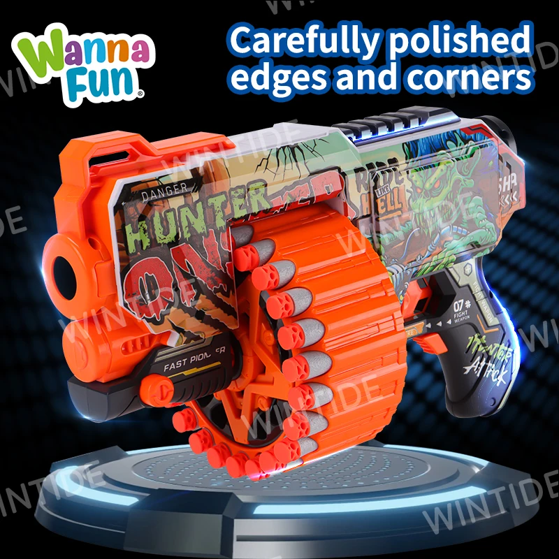 new product toy gun soft bullet foam bullet gun shooting toys toy gun shoots plastic bullets  shell ejecting feature