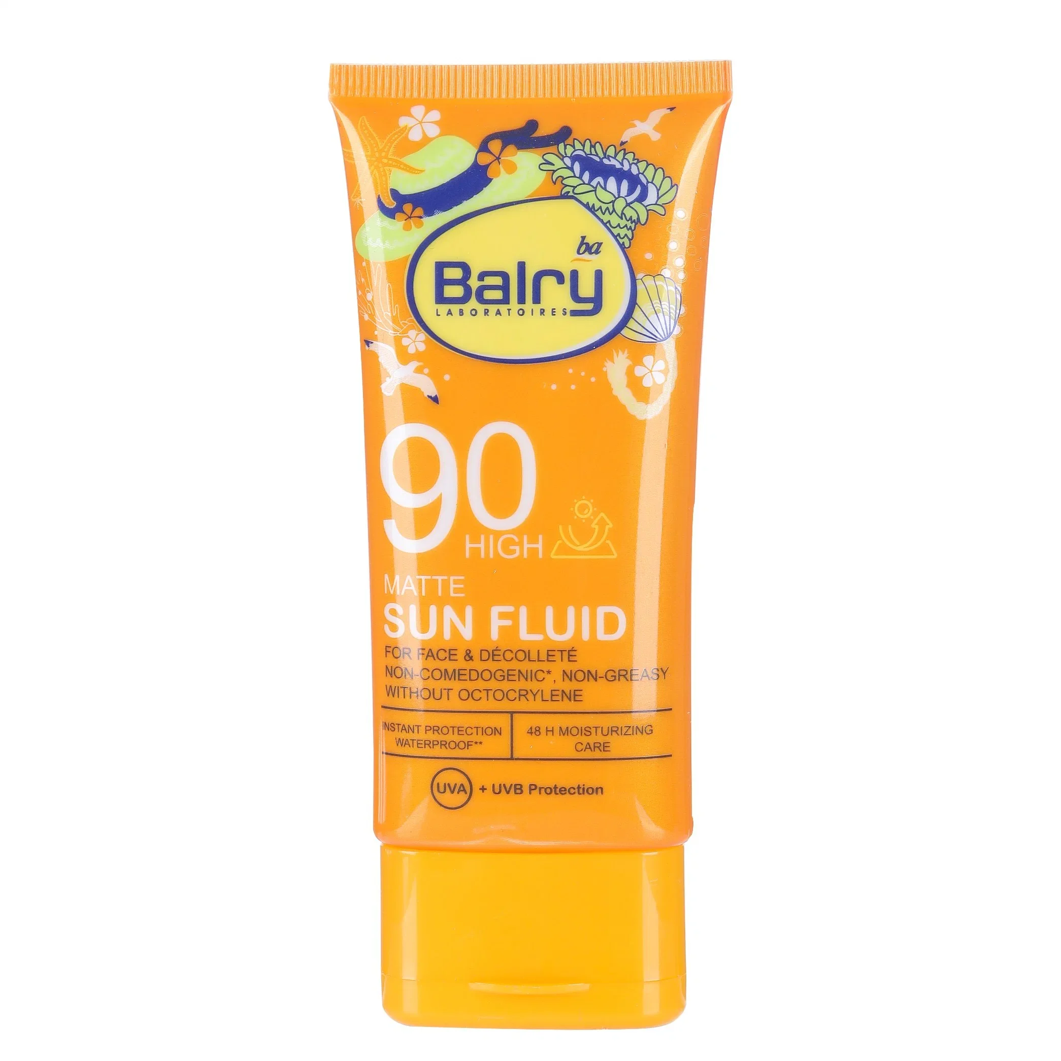 Balry Factory Wholesale Water-Resistant Quality Face Sunscreen UV Protection Sunblock 60ml