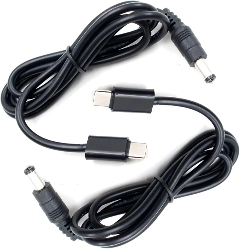 Заводская изготовленная на заказ USB Type C к DC штекер 5521 5525 12V 15V 20V 3A 5A кабель питания 5 5x2 1 мм разъем белый черный для маршрутизатора