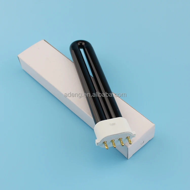 9 Watt UV-A replacement bulb for black flag light bulb T4 black light bulb with G23 2G7 4pins base 8000hours