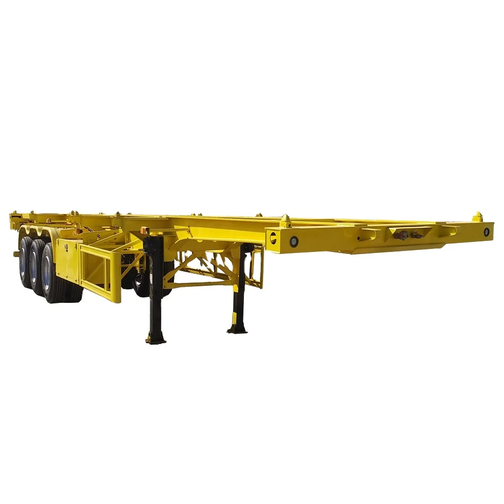 Hot Selling Luckin 20/40FT Container Chassis Skeleton Trailer Utility Terminal Port Container Skeleton Semi Trailer