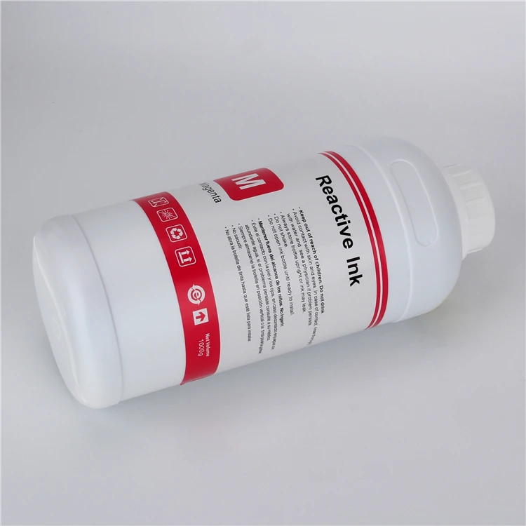 reactive dye ink for digital textile printing on benner cloth cotton leather