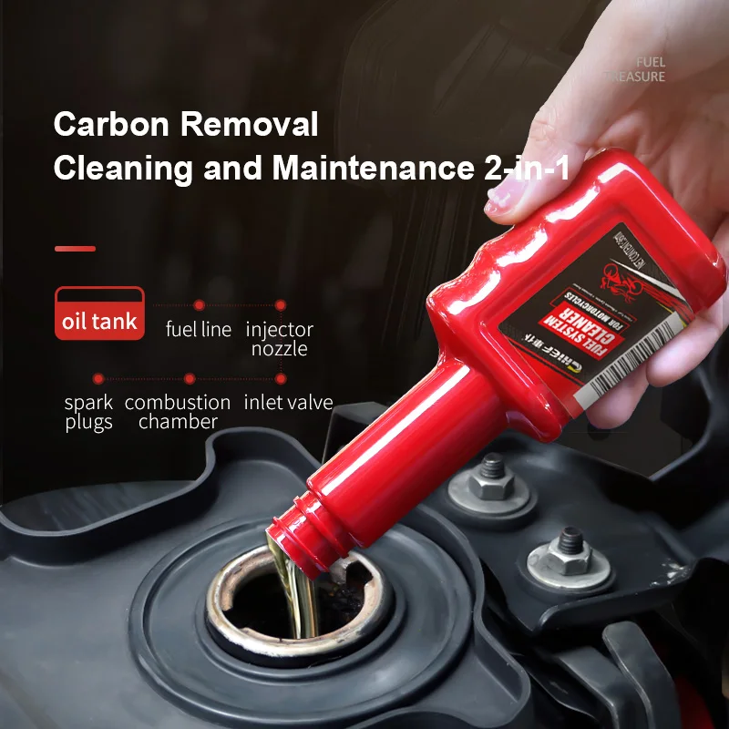 Motorbike washing fuel oil additive engine carbon deposit remover