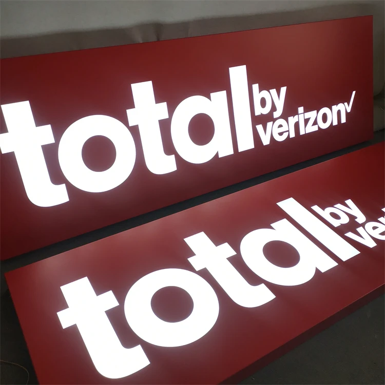 Outdoor Led acrylic sign board design led advertising light box for shop