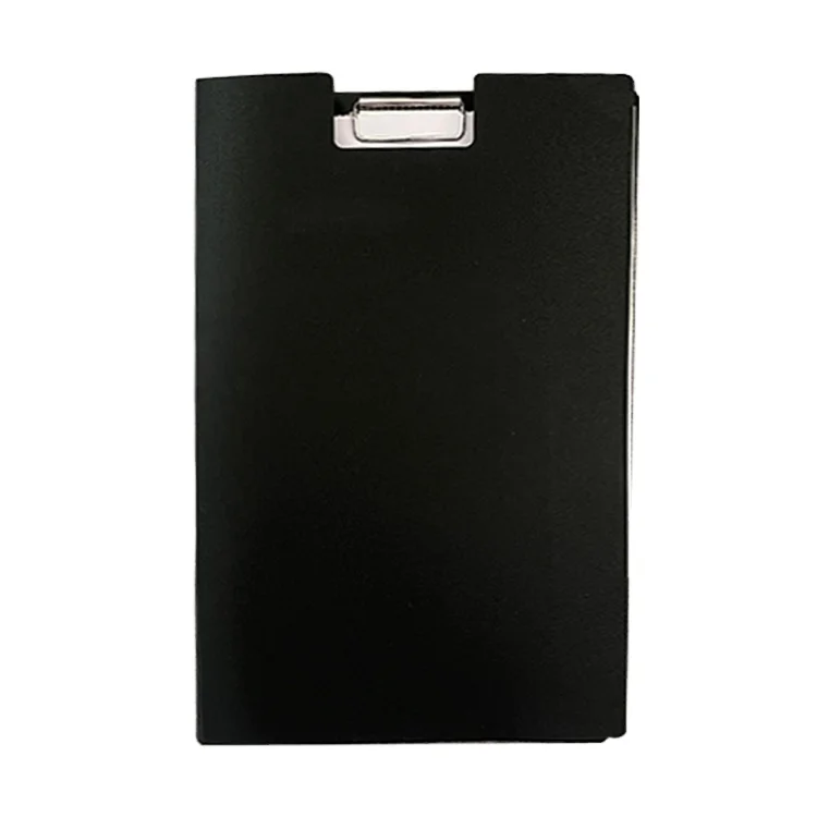 Wholesale Black Plastic Storage Clipboard A4 A5 Folder For Industrial Office Stationery PVC Plate Clamp