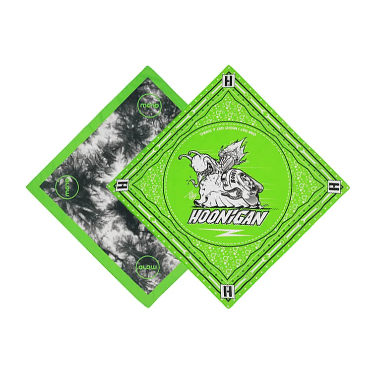 Custom Bandana 100% Recycled Polyester Herchief Full Color Super Soft Cotton Bandana