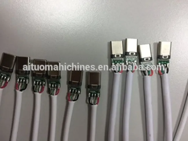 Led lighting switch soldering auto wire soldering machine USB cable soldering machine