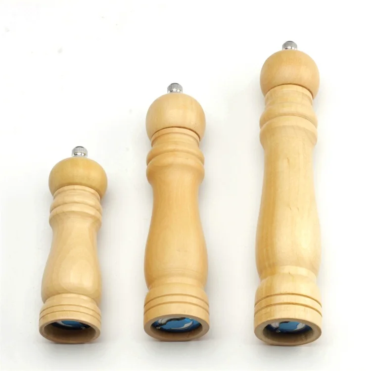 2022 new design wooden salt and pepper mill grinder for kitchen furniture
