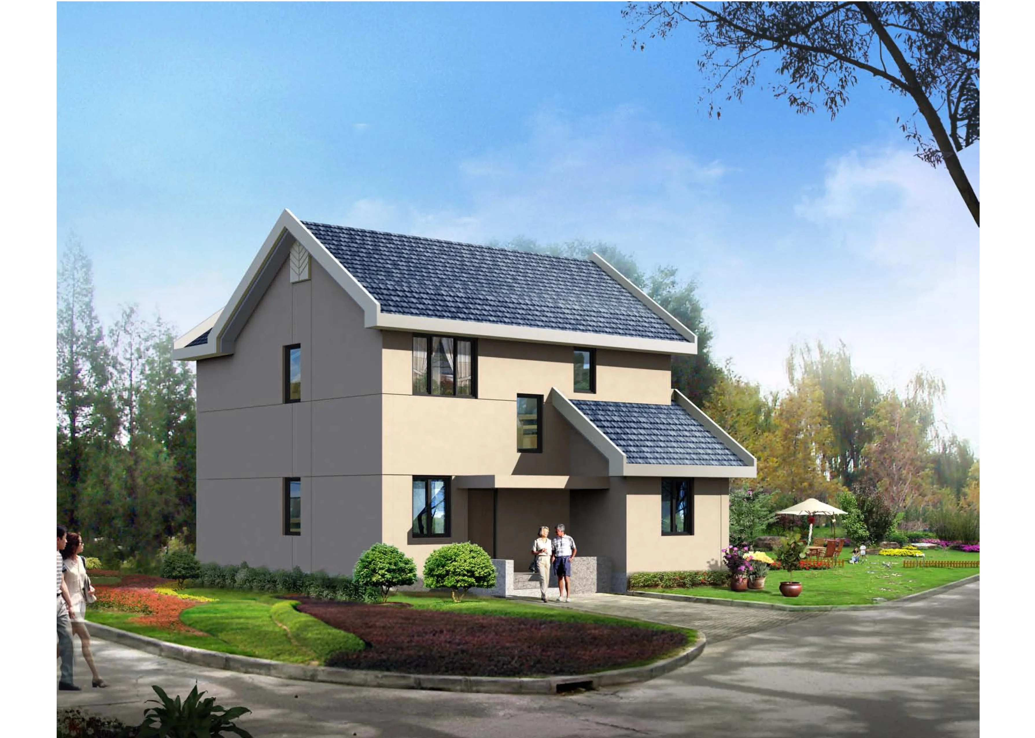 Prefabricated Houses China Prefab Villa House Luxury Wooden Prefab Homes Modular Modern Luxury EPS Panel House