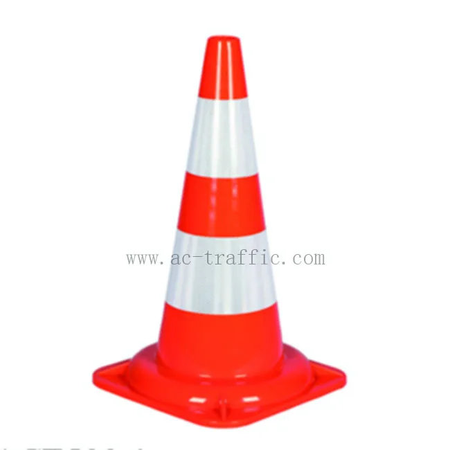 ANCHANG Good Quality PVC Traffic Safety Cone with Wider Body Ring Mouse Base Traffic Cone