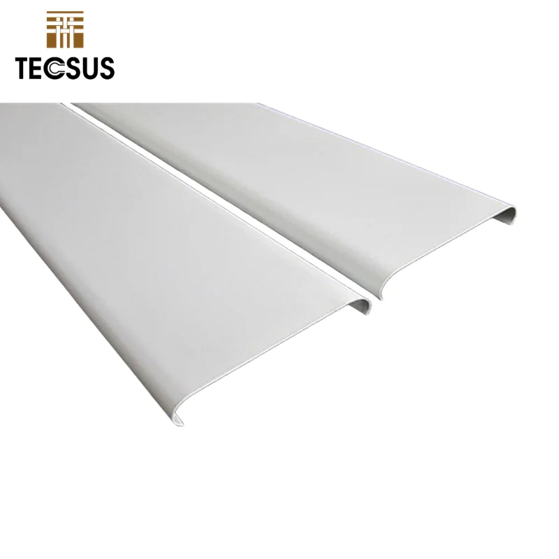 Chinese Factory Suspended Aluminum U Shape Baffle Ceiling Tiles Ceiling Plate Drop Aluminum Strip