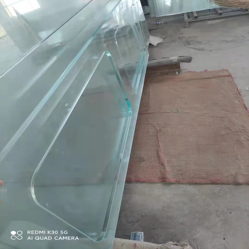 float glass machinery glass drilling machine with glass transport rack edging machine