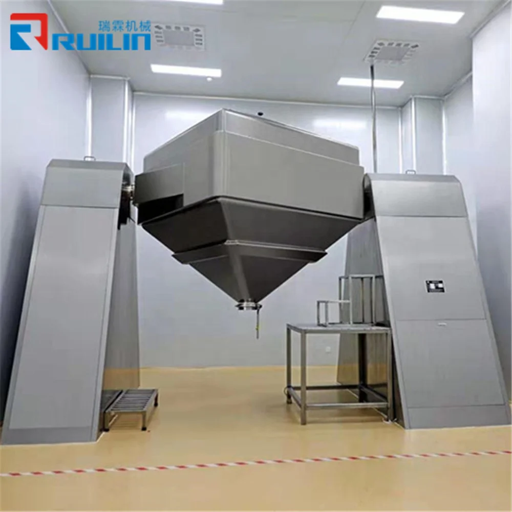 
FH-1000 Pharmaceutical Chemical Square Cone Powder Mixer Blender For Medical Industry 