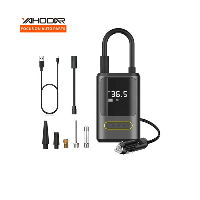 Rechargeable Mini Tire Inflator Portable Air Pump Compressor Cars Motorcycles Tyre Cordless Fast Air Inflation 150 PSI