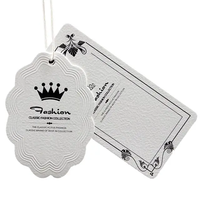 Бумажная бирка для одежды бирки печати