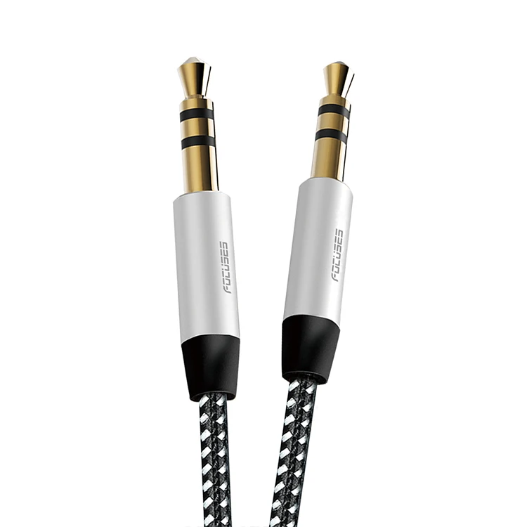 Focuese Audio Cable 3.5mm Audio Car Cable for Amplifier Phone Speaker RCA 3.5mm Jack Male to  Male RCA AUX Cable