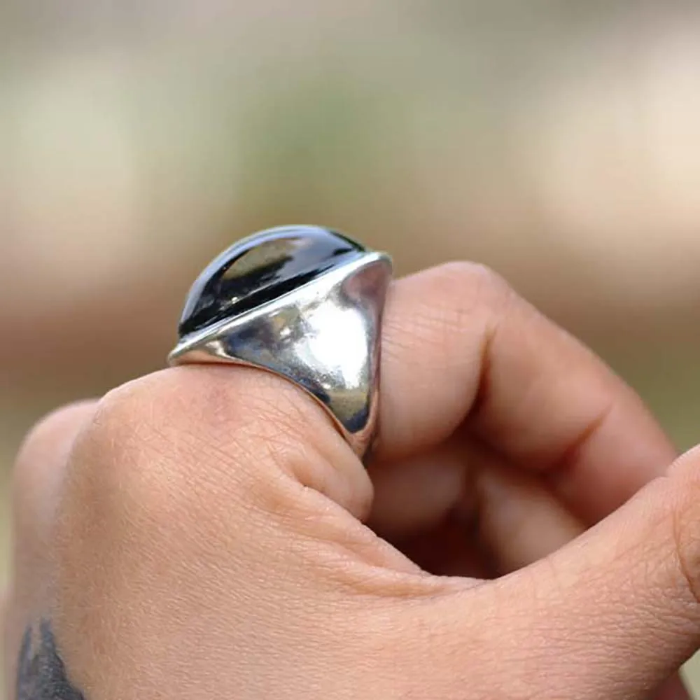 Новинка 2021, модное кольцо из античного стерлингового серебра, меняющее цвет, волшебный большой камень, ювелирные изделия, топовое украшение, подарок на день матери