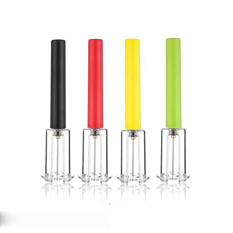 
Custom blank air pump wine bottle opener round air pressure wine opener 