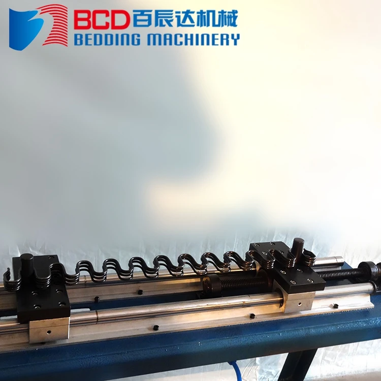 Low failure rate high quality cheap price 2.5-4.0mm wire diameter sofa zigzag strengthening spring machine