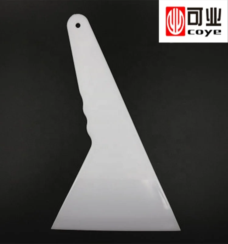 Car laminating tool white plastic scraper tool