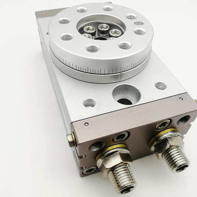 MSQB10A/20A/30A/50A/70A/100A/200A 90 180 Degrees Swing Solid Actuator Pneumatic Rotary Table Cylinder