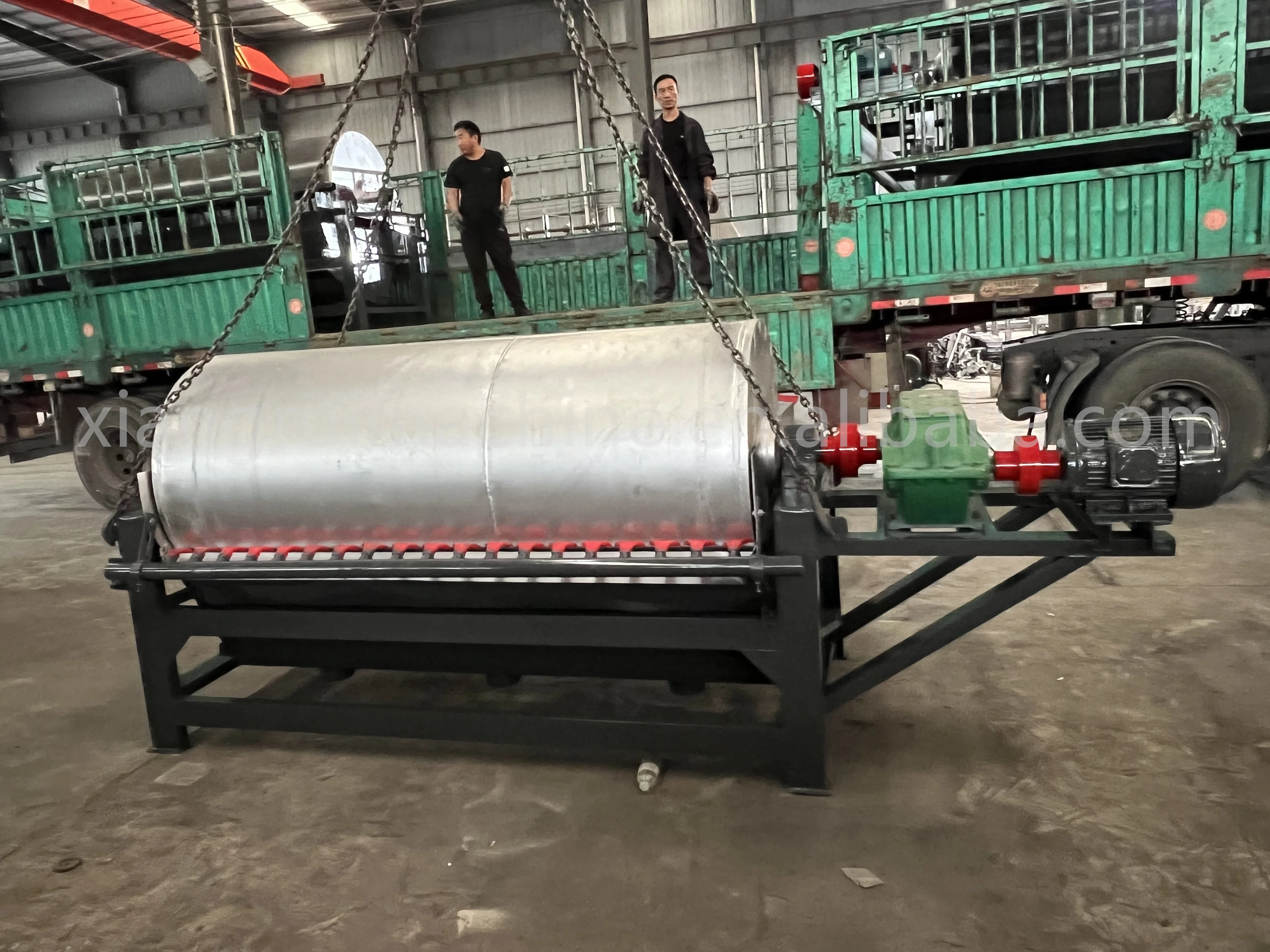 Wet Type Mineral Magnetic Separator 3 in one Iron Ore Separation Equipment for sales