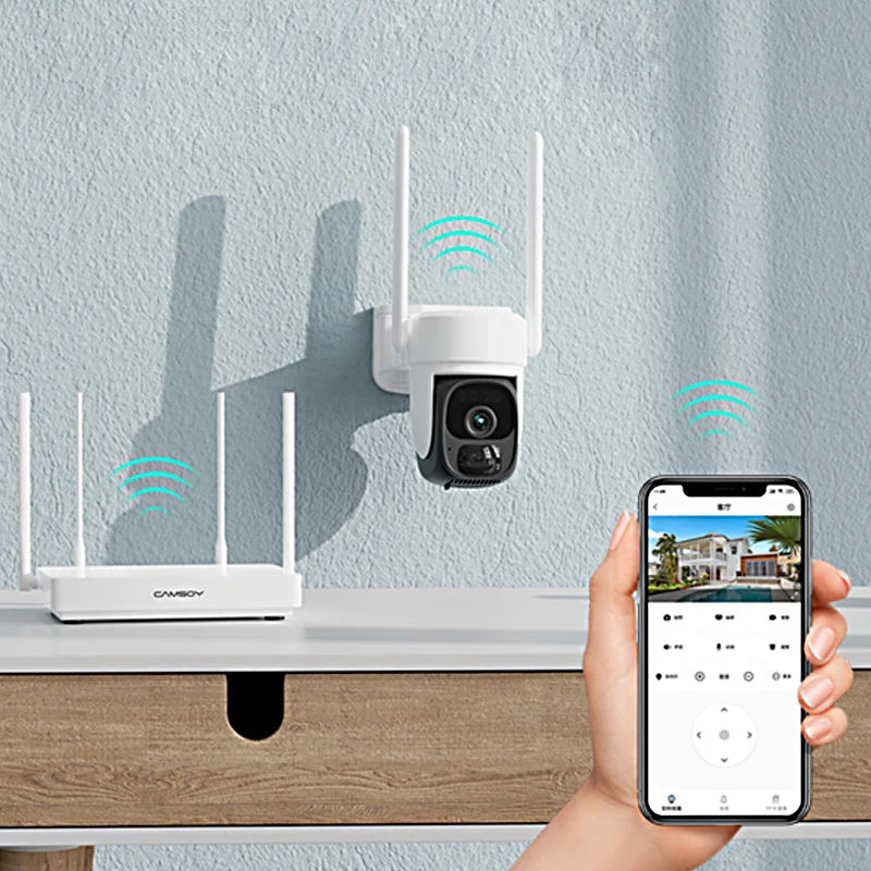 Infrared  White Light 4g Ptz  Ai Network Wifi Invisible Ir Night Vision Ahd Security Camera