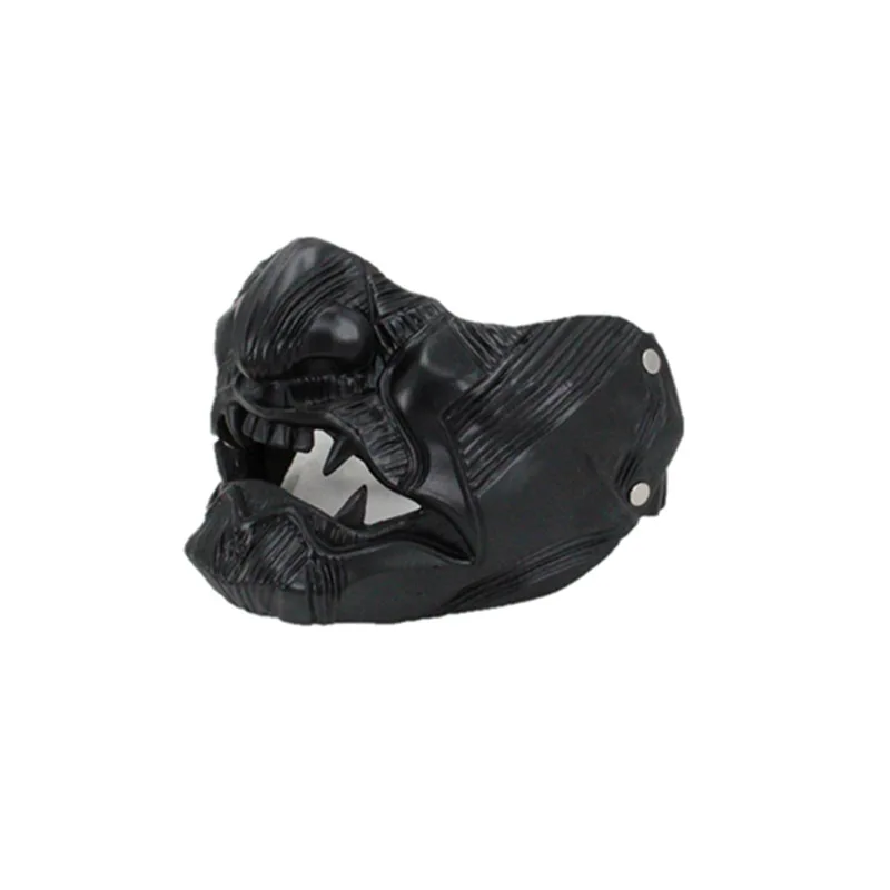 Scary Halloween Half Face Mask Ghost of Tsushima Mask Jin Sakai Half Face Mask Party Costume Accessory