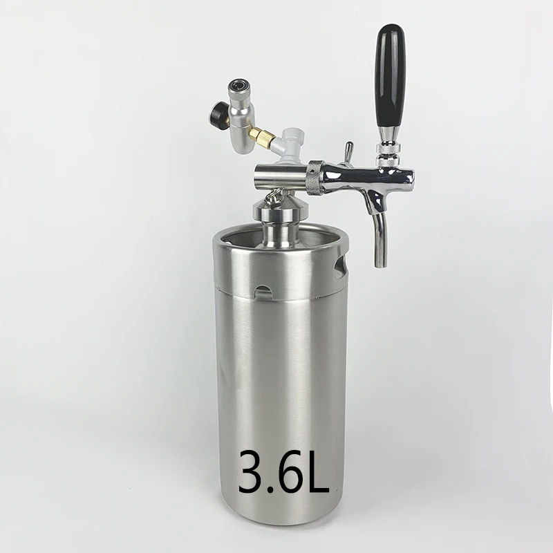 Draft Beer Growler Beer Barrels Dispenser Stainless Steel 304 Mini Beer Keg 5l 10l 3.6l 4l 2l With Dispensing System