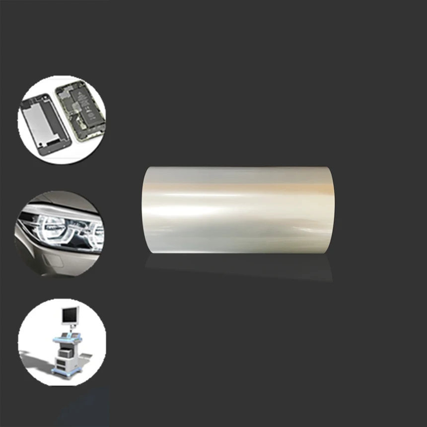 50mic Pet Protective Film with Silicone/Acrylic Adhesive for Smartphone Protection