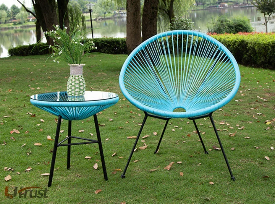 Распродажа современный садовый обеденный стол и стулья из ротанга набор уличный ротанговый