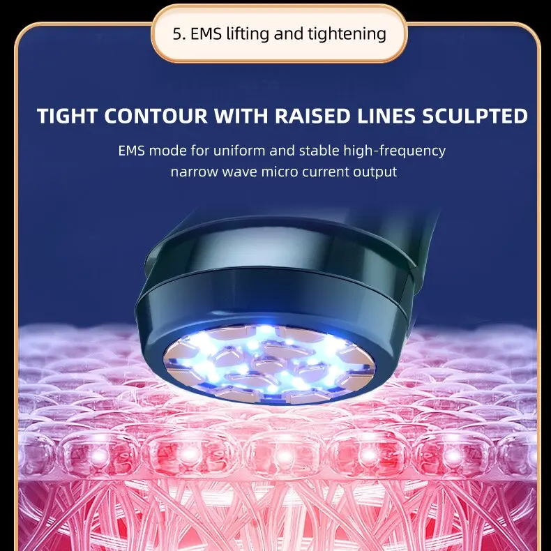 Made in China Portable Handle Ultra Heated and Cooling Radio Frequency EMS Beauty Machine