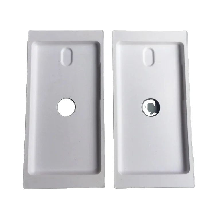 Hot sale electronic molded sugarcane bagasse packing cell phone trays pulp packaging