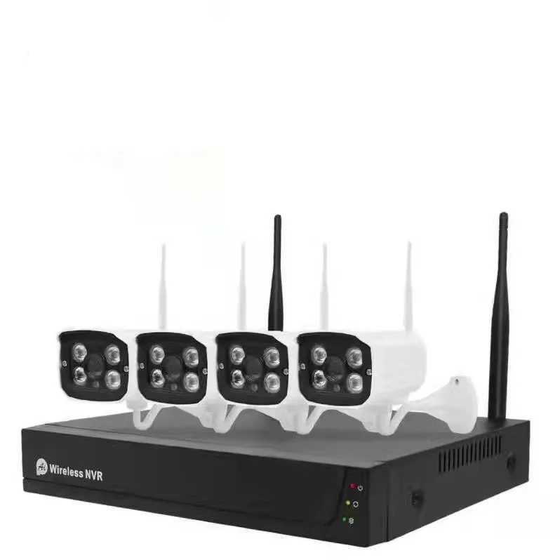 Tuya Home CCTV Camera System 4ch tuya security Wireless Camera Waterproof Wifi Nvr Kit