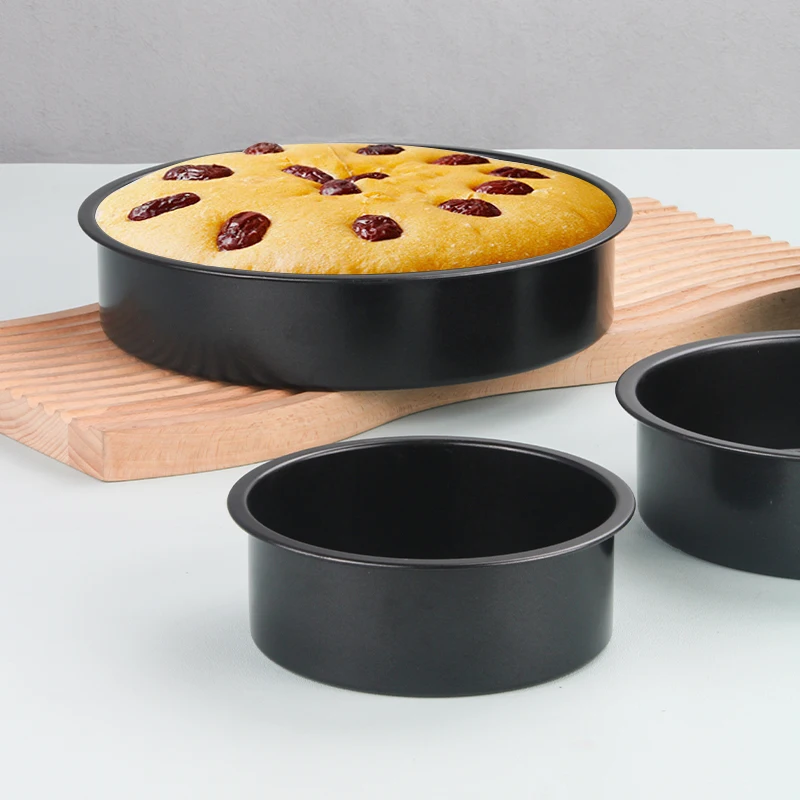 Hongyuan Nonstick Bread Pans Round Baking Cake Pan Carbon Steel Baking Pan Bakeware For Oven Baking