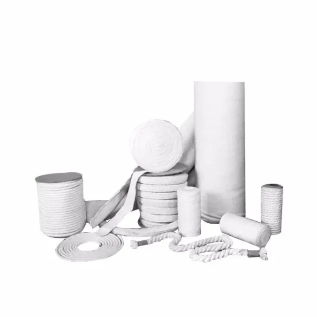 fireproof fabric glass fiber stainless steel reinforced ceramic fiber cloth yarn tape rope for furnace seal