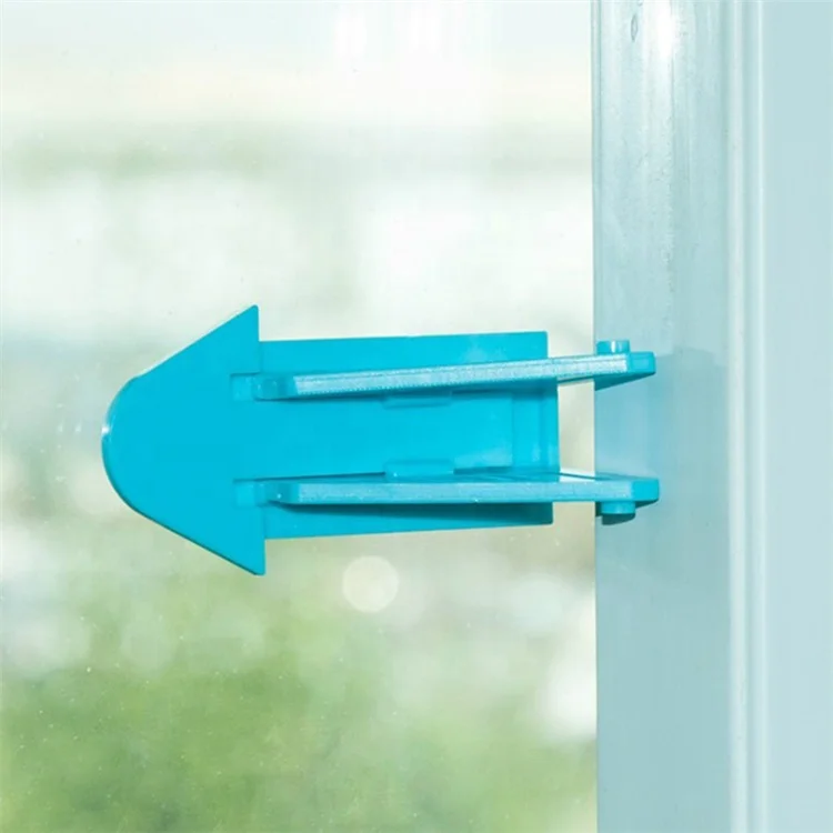 Wholesale Strong Adhesive Cute Plane Shaped Child Baby Safety Lock For Sliding Door Window