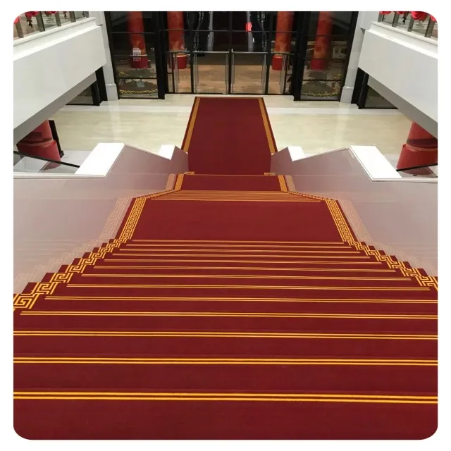Classical Style Pattern Hotel Hallway Carpet Corridor Runner Carpet In Guangzhou