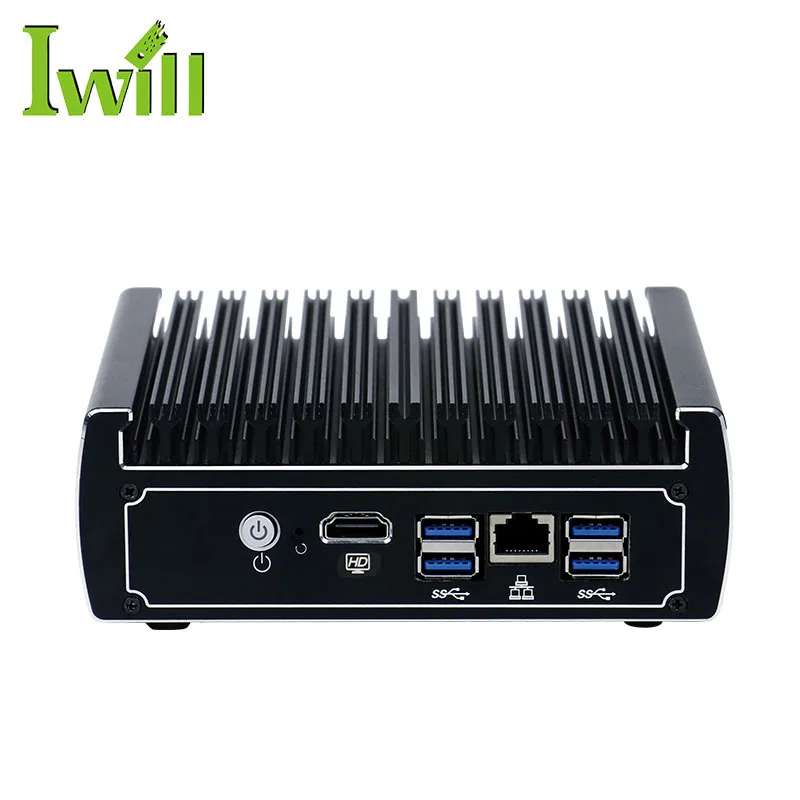 Kaby lake celeron 3865U 6 1000M Gbe lan mini pc support pfsense firewall VPN and UTM