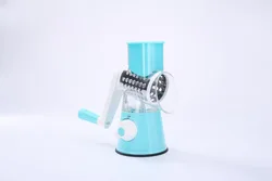 3-in1 Kitchen Spinning Rotating Countertop Vegetable Fruits Slicer Chopper with 3 Stainless Steel blades