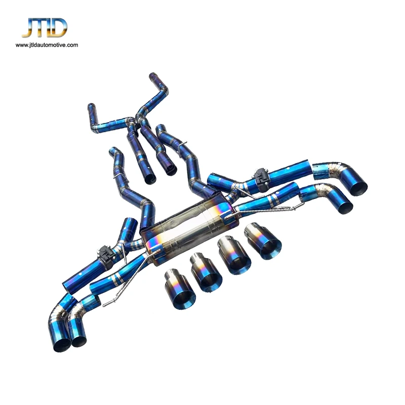 JTLD Factory High Quality Titanium Valvetronic Exhaust System Catback For BMW X6M F96 X5M F95 S63 Engine 2019+